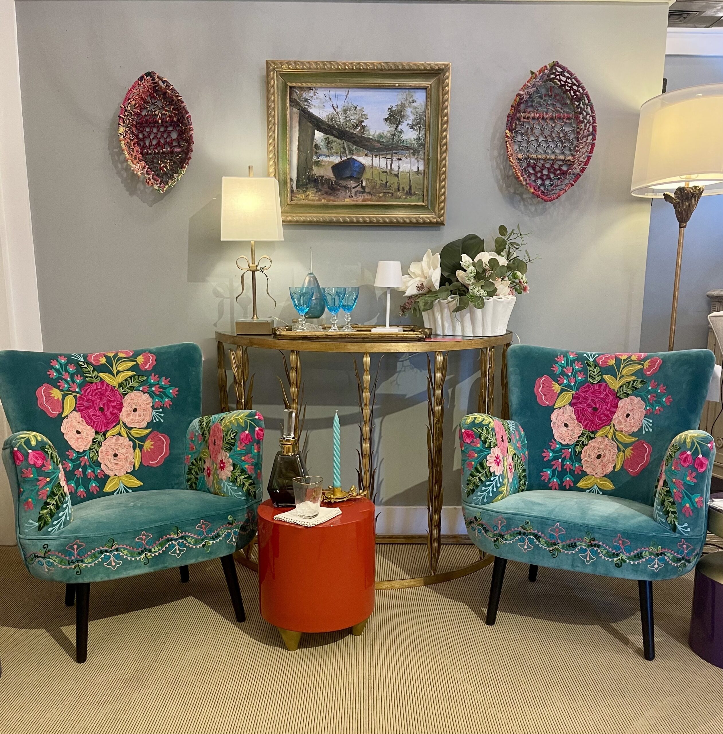 Jute Net Boat Baskets - Image 2