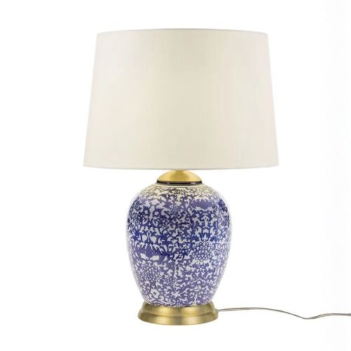 Blue Ginger Jar Lamp