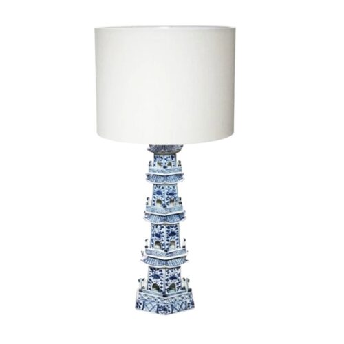 Pagoda Shaped Table Lamp