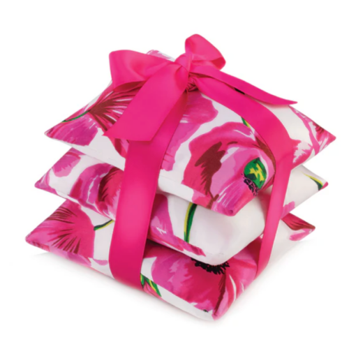 elizabethW Poppy Silk Sachet Set