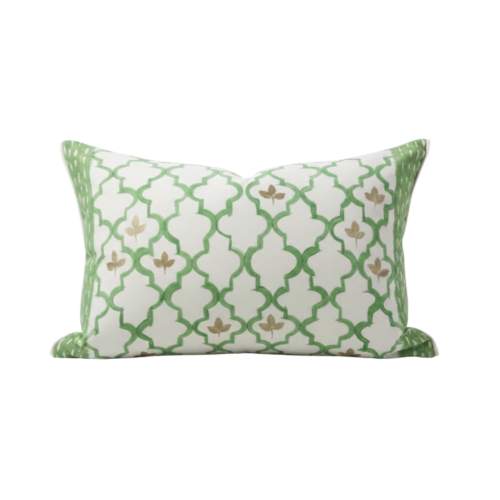 Emerald Cotton Decorative Pillow