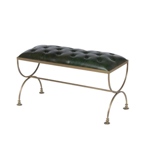 Farleigh Leather Bench