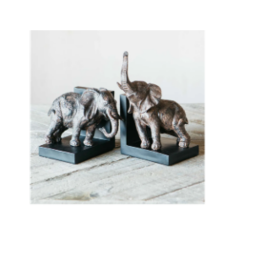 Playing Elephants Bookends