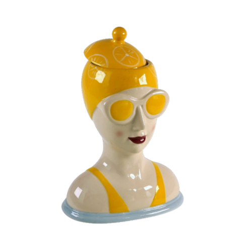 Lady in Swimsuit Jar