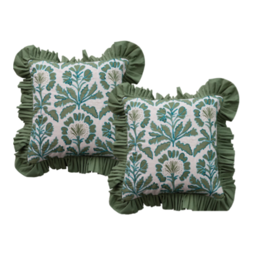 Set of 2 Cotton Pillows