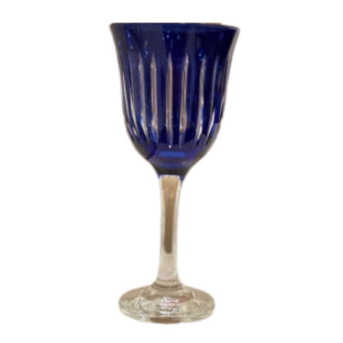 Set of 6 Carved "Versaille" Wine Glasses