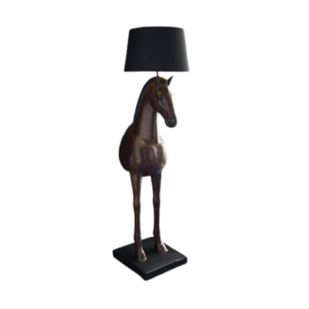½ Horse Floor Lamp