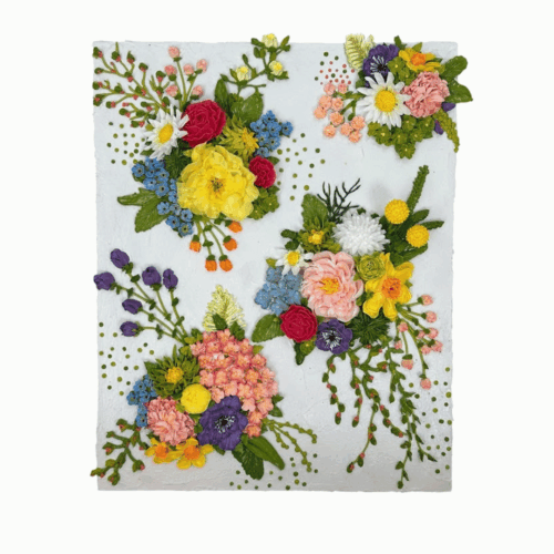 La Vie en Fleurs (Life in Bloom) by Adrienne Wiggins - 21x17
