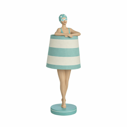 Lady in Swimsuit Table Lamp