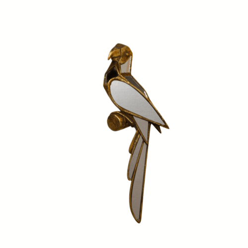 Mirrored Wall Bird - Left