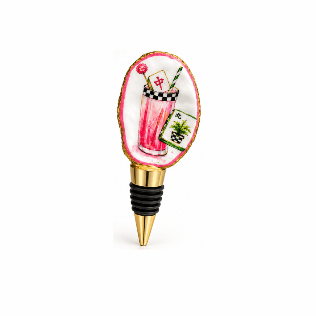 Christmas Mahjong Bottle Topper 2