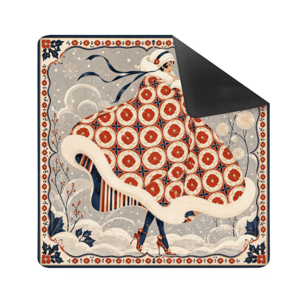 Mahjong Mat - Winter Poème
