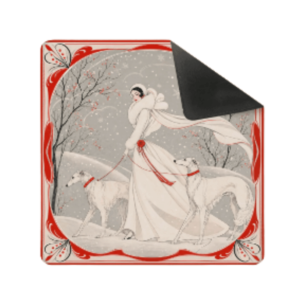 Mahjong Mat - Winter Promenade