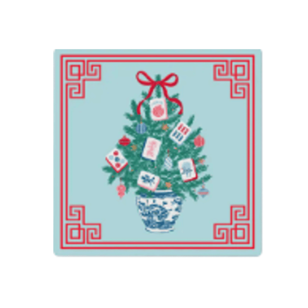 Paper Cocktail Napkins - Mahjong Cheer