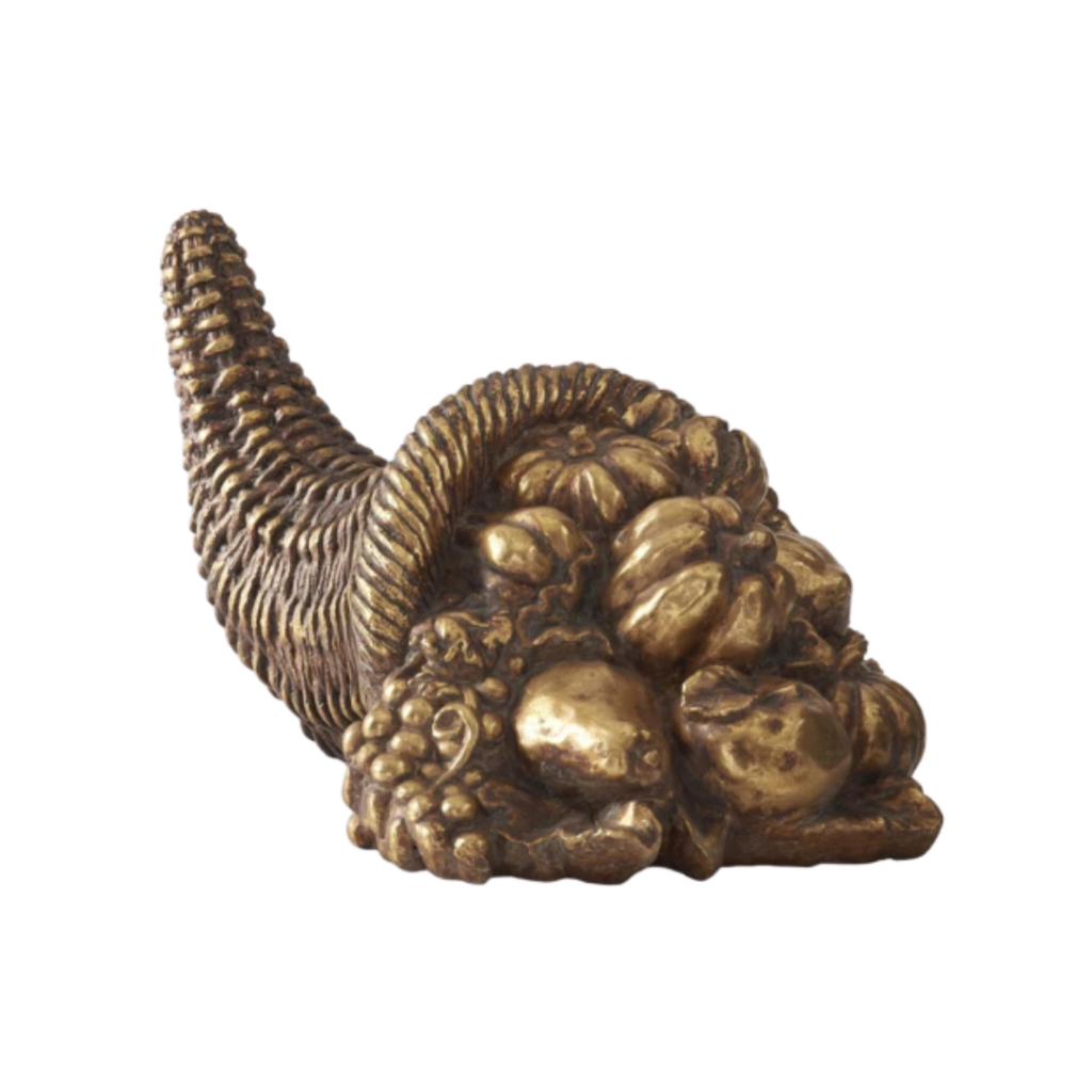 Gold Resin Cornucopia